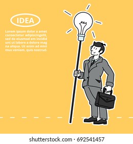 Business idea concept.