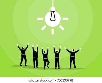 Business idea concept.