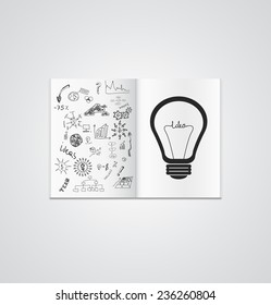 business idea concept on paper
