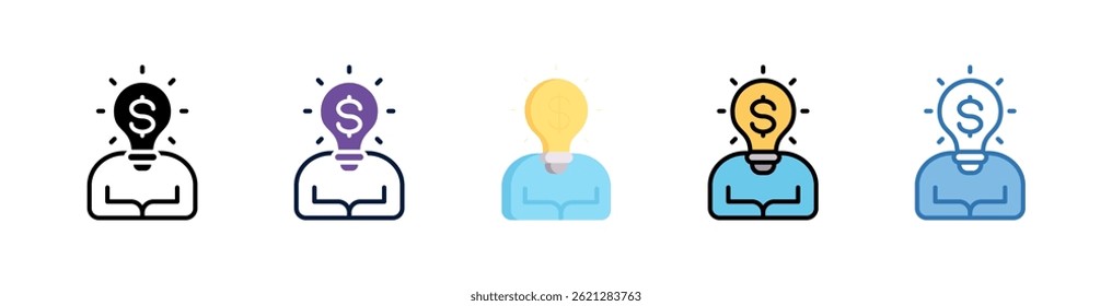 Business Idea Icon Element For Design