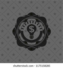 business idea icon inside retro style black emblem