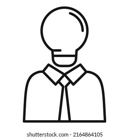 Business idea icon outline vector. Expert standard. Work complete