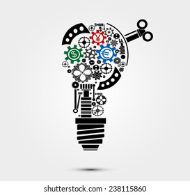 Business idea icon. Vector eps 10