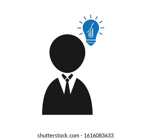 business idea icon vector illustration 