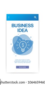 BUSINESS IDEA INFOGRAPHIC