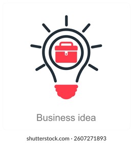 Business Idea and innovation icon concept