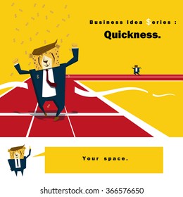 Business Idea series Quickness,vector,illustration