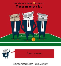 Business Idea series Teamwork,vector,illustration