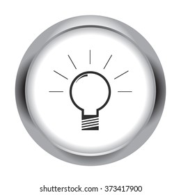 Business idea solution simple icon on round background