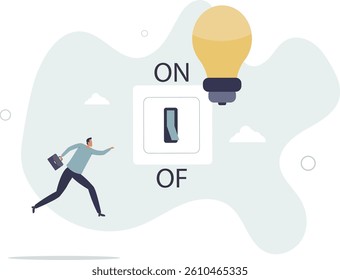 Business idea and solution to solve company problem or innovation and strategy to win business success concept.flat character life .