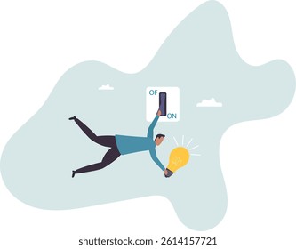 Business idea and solution to solve company problem or innovation and strategy to win business success .character for design.