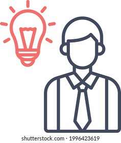 Business, idea, strategy icon vector image. Can also be used for business and office. Suitable for use on web apps, mobile apps and print media.