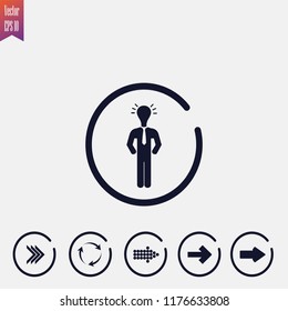 business idea vector icon