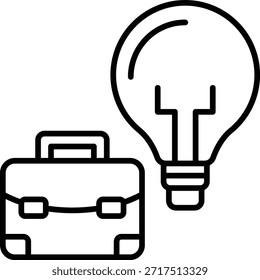 Business idea vector icon. Can be used for printing, mobile and web applications.