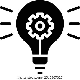 Ilustración de diseño de íconos de Vector de ideas de negocios