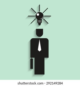 Business idea. Vector illustration.