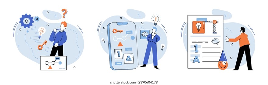 Business idea. Vector illustration. It is bridge connects initial idewith practical steps required for implementation Imagination is playground where business ideas take shape It is realm It is realm