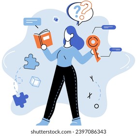 Business idea. Vector illustration. It is bridge connects imagination with practical execution Technology is enabler transforms business ideinto scalable and efficient operation It empowers