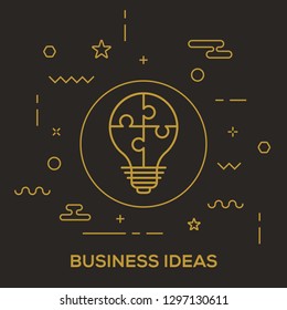 Business Ideas Icon Concept