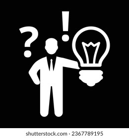 Business ideas icon design vector illustration