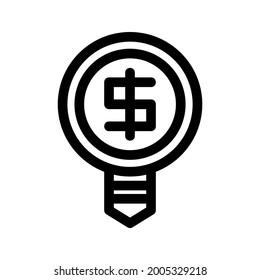 business ideas icon or logo isolated sign symbol vector illustration - high quality black style vector icons
