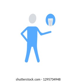 Business ideas icon vector - flat icon