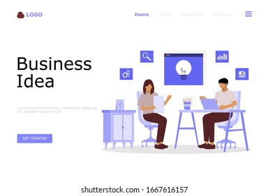 Business Ideas Vector Illustration Concept, Suitable for web landing page, ui, mobile app, editorial design, flyer, banner, and other related occasion