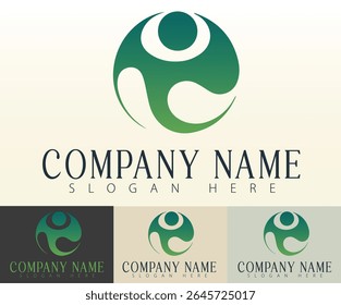 Business identity design that radiates unity and simplicity.