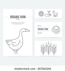 
Business identity set with agricultural elements, including letterhead, business cards and flyers. Perfect and clean layout. Easy to edit vector template.