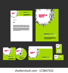 Business identity template. 