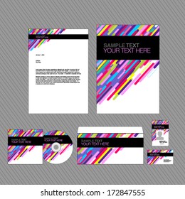 Business identity template. 