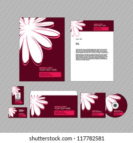 Business identity template. Vector illustration.