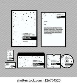 Business identity template. Vector illustration.