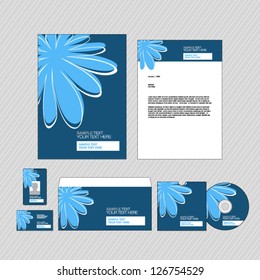 Business identity template. Vector illustration.
