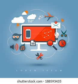 Business illustration.