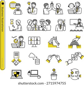 Conjunto de Ilustrações Comerciais : Vetor