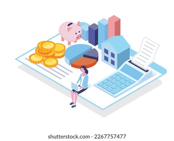 business, illustration, vector, money, people, technology, work