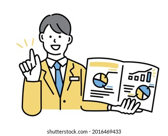 Business illustrations .investment, negotiation, questionnaire, sales, finance, contracts, plans, sales, personal computers, services
