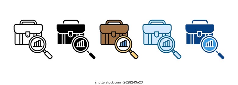 Business Impact Analysis Icon Set Multiple Style Collection