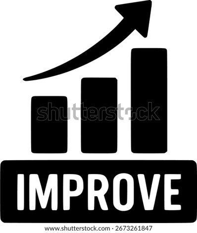 Business improve concept flat icon