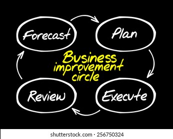 Business Improvement Circle process concept