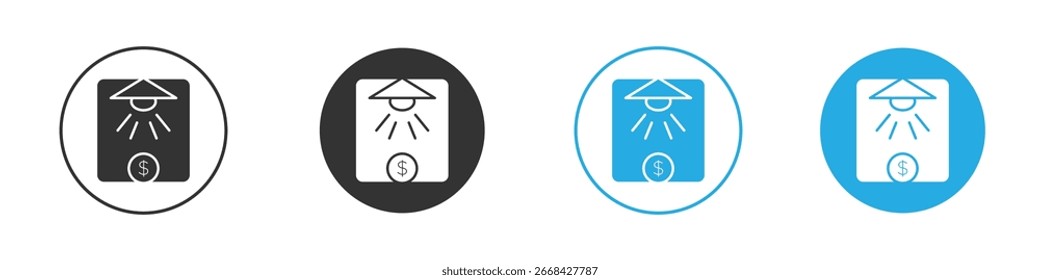 Estilo sólido del icono de la incubadora de negocios. Ilustración vectorial plana.