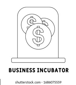 business incubator isolated icon. simple element illustration. business incubator editable logo sign symbol design on white background. can be use for web and mobile