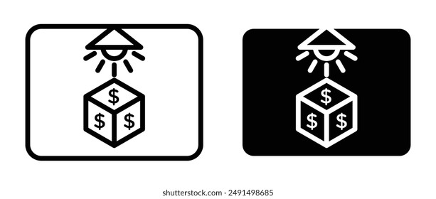 Icon-Set für die Vektorgrafik des Gründerzentrums