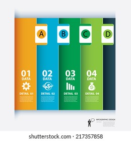 Business Index Tab Infographic Template 