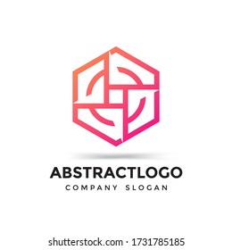 business industrial creative abstract symbol logo template Vector design.