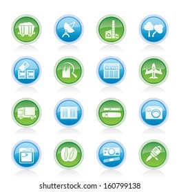 Business and industry icons - Vector Icon set