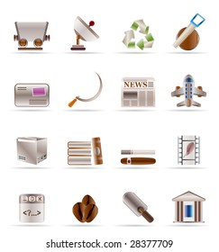 Business and industry icons - Vector Icon set 2