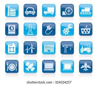 Business And Industry Icons - Vector Icon Set