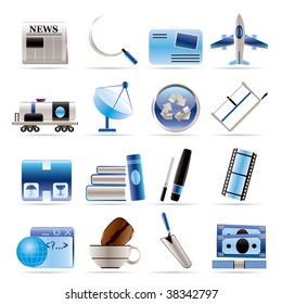 Business and industry icons - Vector Icon set 2